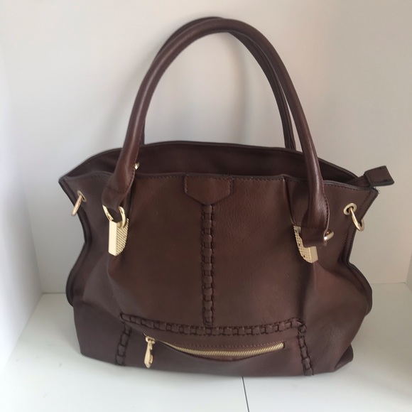 Shoulder Handbag with Gold-tone Hardware - Picture 2 of 12